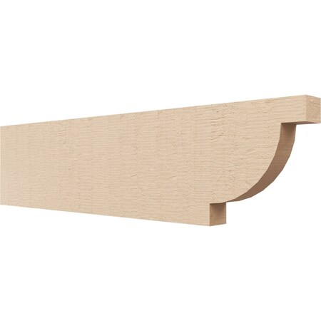 Ekena Millwork 2in. W x 8in. H x 32in. L Alpine Woodgrain TimberThane Rafter Tail, Primed Tan RFTUR02X08X32ALPRCPR
